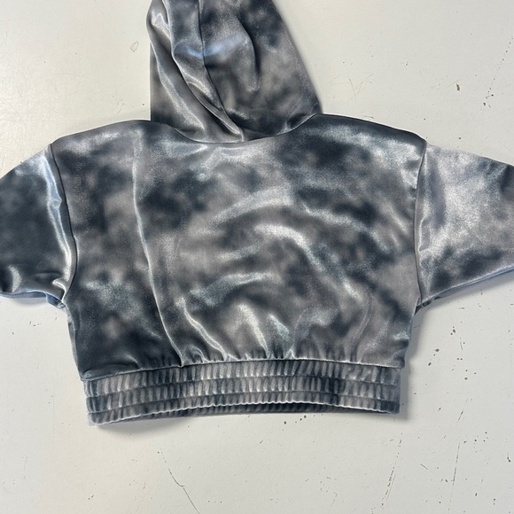 Nike Velour Tie Dye Hooded Tracksuit Gray Silver 12m NWOT - Picture 8 of 10